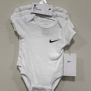 Nike White Bodysuit Set for Babies